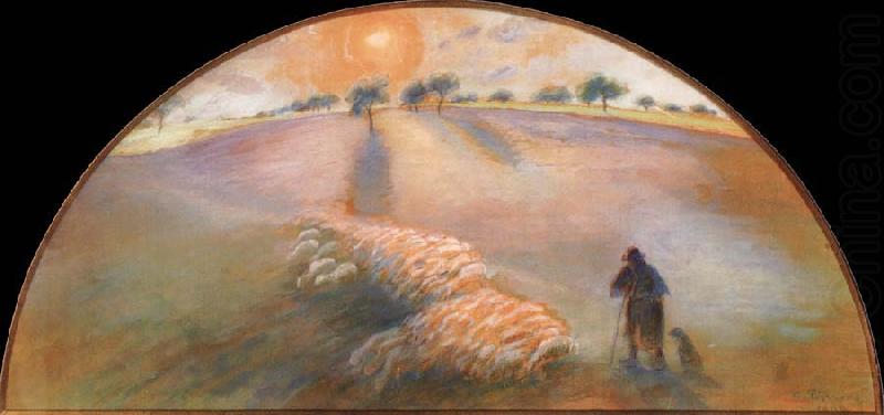 Camille Pissarro Berger and Sheep china oil painting image
